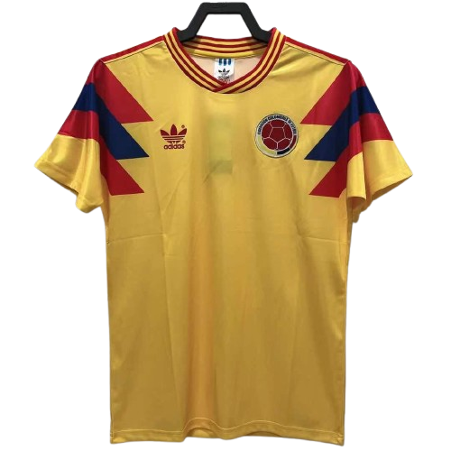 RETRO COLOMBIA 1990 LOCAL + DORSAL 10